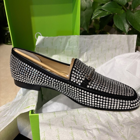 Sam Edelman Loraine Glitz Black Loafer - Picture 10 of 13